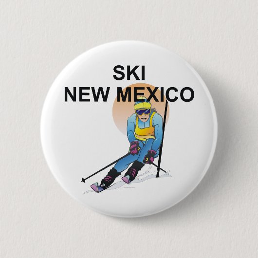 TOP Ski New Mexico Ronde Button 5,7 Cm (Voorkant)
