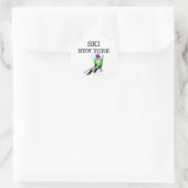 TOP Ski New York Ronde Sticker (Tas)