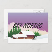 TOP Ski Nordic Briefkaart (Voorkant / Achterkant)