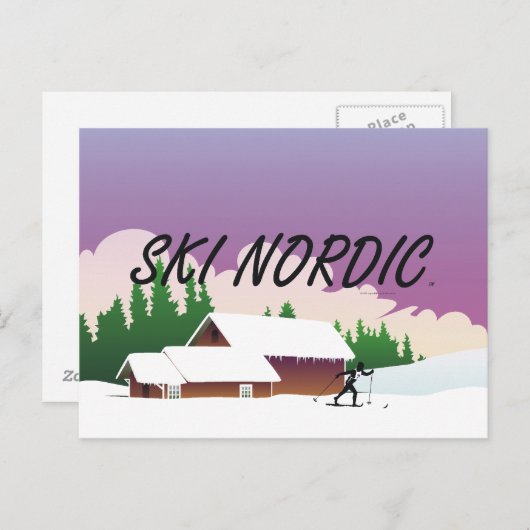 TOP Ski Nordic Briefkaart (Voorkant / Achterkant)