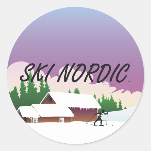 TOP Ski Nordic Ronde Sticker (Voorkant)