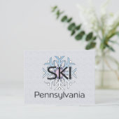 TOP Ski Pennsylvania Briefkaart (Staand voorkant)