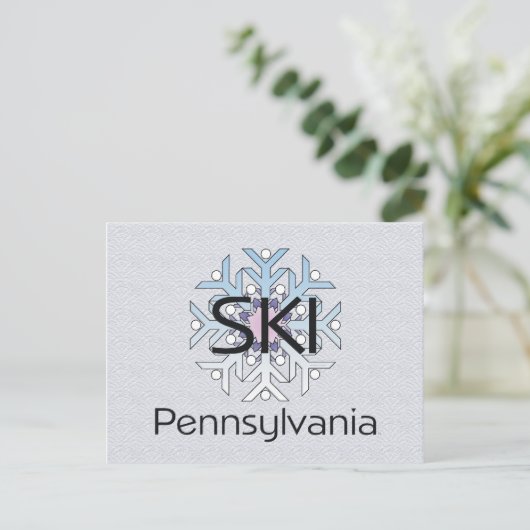 TOP Ski Pennsylvania Briefkaart (Staand voorkant)
