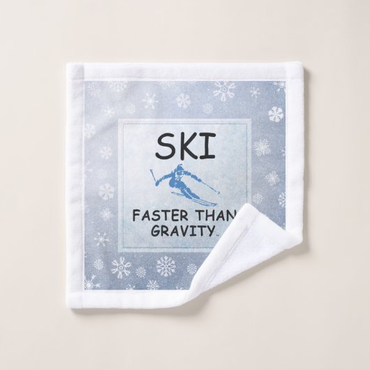 TOP Ski sneller dan zwaartekracht Bad Handdoek (Wasdoekje)