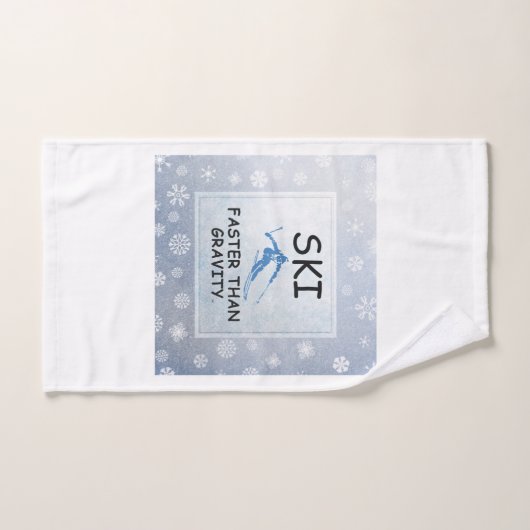 TOP Ski sneller dan zwaartekracht Bad Handdoek (Handdoek)