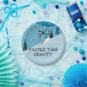 TOP Ski Sneller Papieren Bordje (Feest)