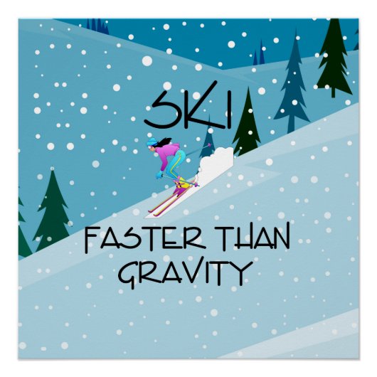 TOP Ski Sneller Poster (Voorkant)