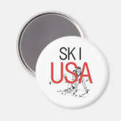 TOP Ski USA Magneet (Voorkant / Achterkant)