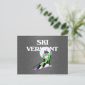 TOP Ski Vermont Briefkaart (Staand voorkant)