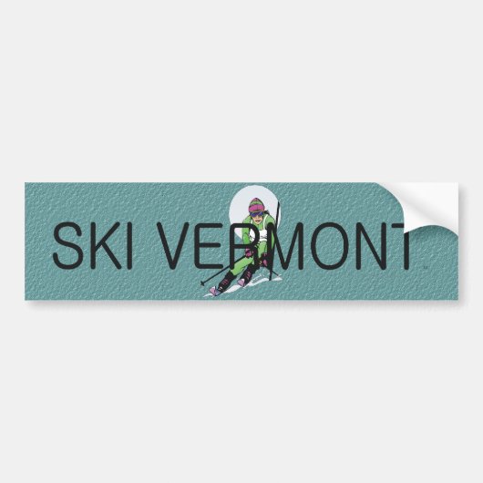TOP Ski Vermont Bumpersticker (Voorkant)