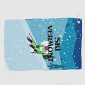 TOP Ski Vermont Golfhanddoek (Horizontaal)