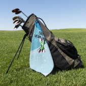 TOP Ski Vermont Golfhanddoek (Groen)