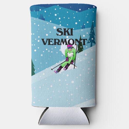 TOP Ski Vermont Seltzer Blikjeskoeler (Voorkant)