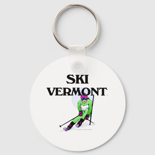TOP Ski Vermont Sleutelhanger (Voorkant)