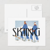 TOP Skiing Briefkaart (Voorkant / Achterkant)