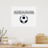 TOP Soccer Victory Slogan Poster (Keuken)