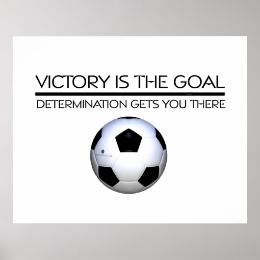 TOP Soccer Victory Slogan Poster (Voorkant)