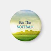 TOP Softbal Slogan Magneet (Voorkant)