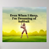 TOP Softball Dreams Poster (Voorkant)