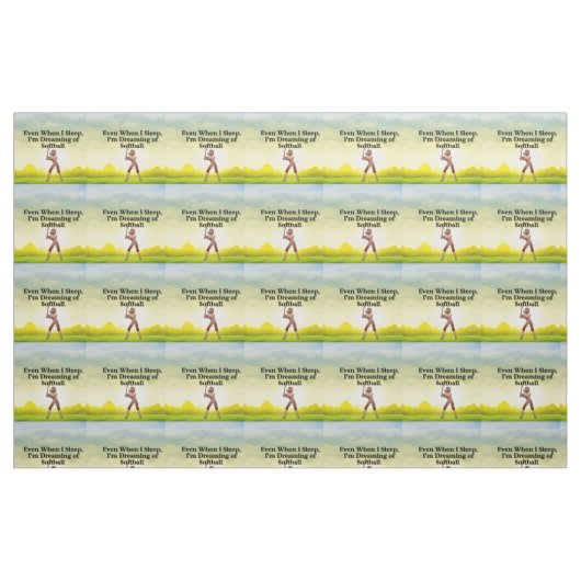 TOP Softball Dreams Stof (Fat Quarter)