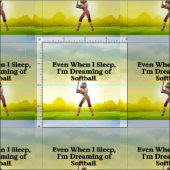 TOP Softball Dreams Stof (Delen)