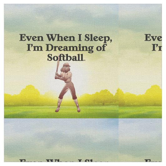 TOP Softball Dreams Stof (Close Up)
