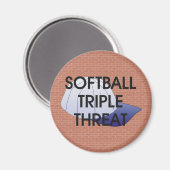 TOP Softball Triple Threat Magneet (Voorkant / Achterkant)