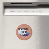 TOP Softball Triple Threat Magneet (Insitu (Vaatwasser))