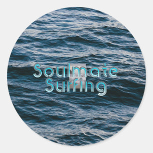 TOP Soulmate Surfen Ronde Sticker