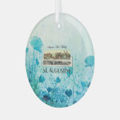 TOP St. Augustine Glass Ornament (Voorkant links)