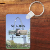 TOP St. Louis Gateway-Sleutelhanger Sleutelhanger (Achterkant)