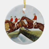 TOP Steeplechase Keramisch Ornament (Voorkant)