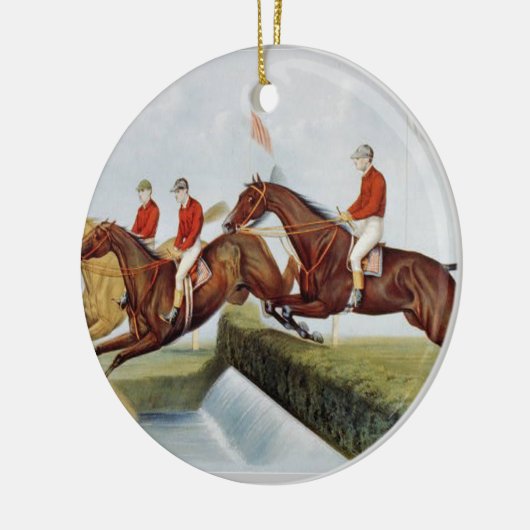 TOP Steeplechase Keramisch Ornament (Links)