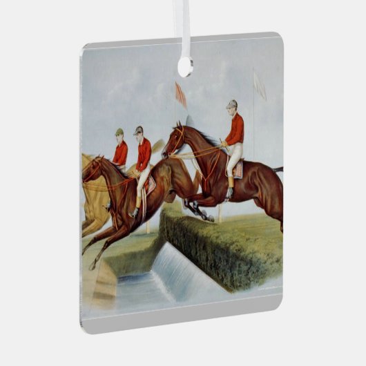 TOP Steeplechase Metal Ornament (Voorkant Rechts)