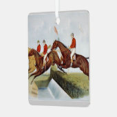 TOP Steeplechase Metal Ornament (Voorkant links)