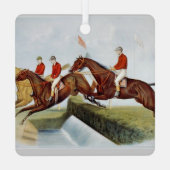 TOP Steeplechase Metal Ornament (Achterkant)
