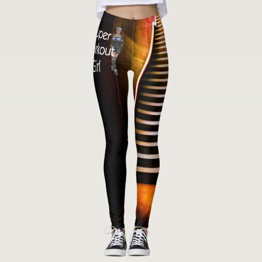 TOP Super Workout Girl Leggings (Voorkant)
