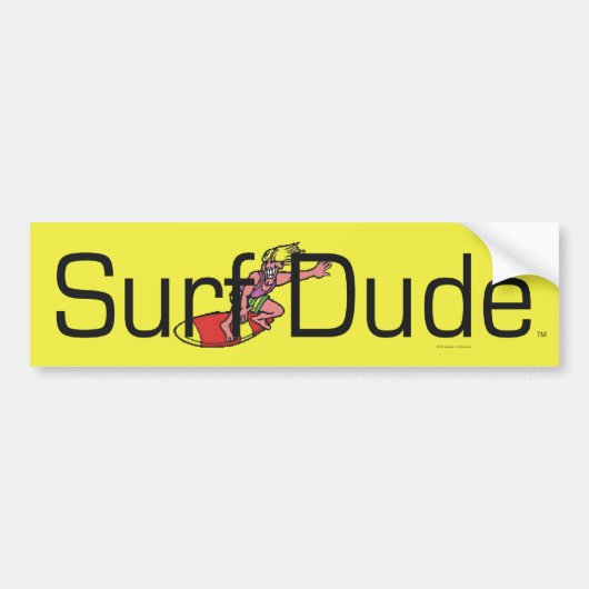 TOP Surf Bumpersticker (Voorkant)