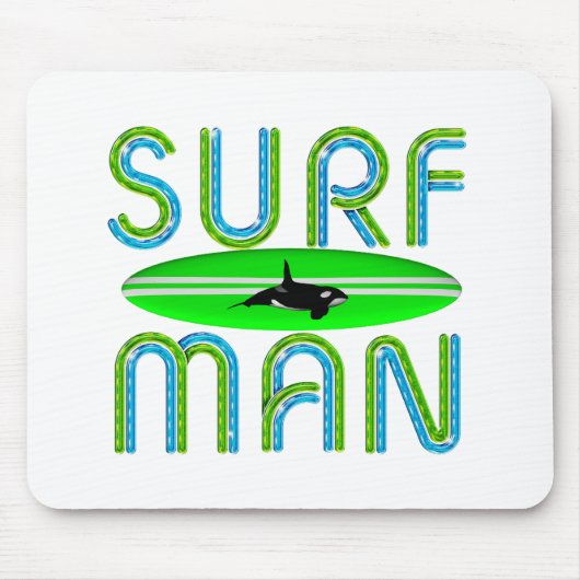 TOP Surf Man Muismat (Voorkant)