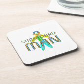 TOP Surfboard-Man Drankjes Onderzetter (Linkerzijde)