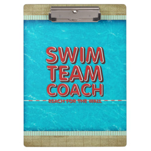 TOP Swim Coach Klembord