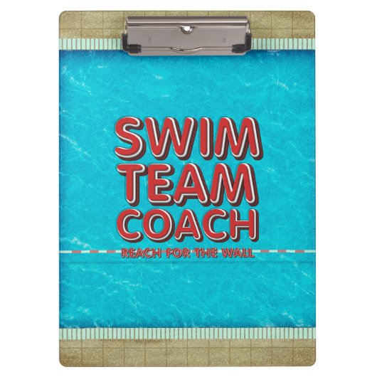 TOP Swim Coach Klembord (Voorkant)