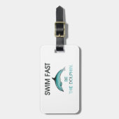 TOP Swim Dolphin Fast Bagagelabel (Voorkant verticaal)