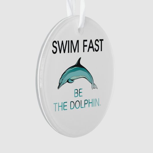 TOP Swim Dolphin Fast Ornament (voorkant)