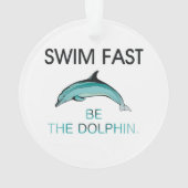 TOP Swim Dolphin Fast Ornament (achterkant)