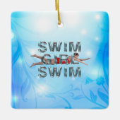 TOP Swim Girl Swim Keramisch Ornament (Voorkant)