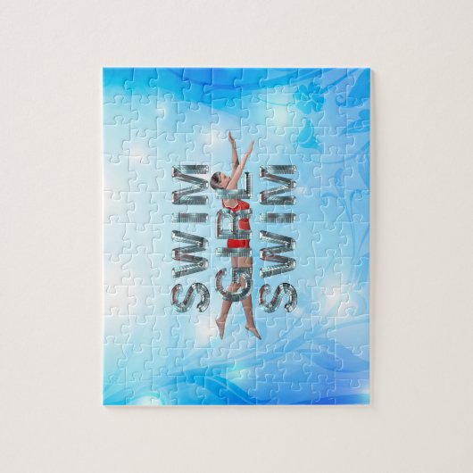 TOP Swim Girl Swim Legpuzzel (Verticaal)