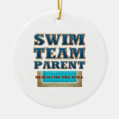 TOP Swim Team Parent Keramisch Ornament (Voorkant)