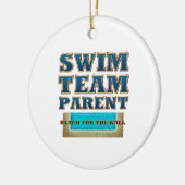 TOP Swim Team Parent Keramisch Ornament (Links)