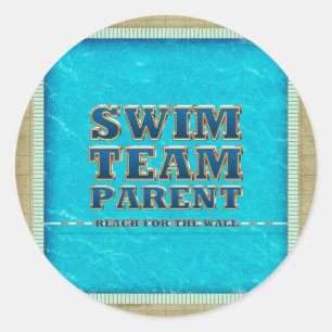 TOP Swim Team Parent Ronde Sticker